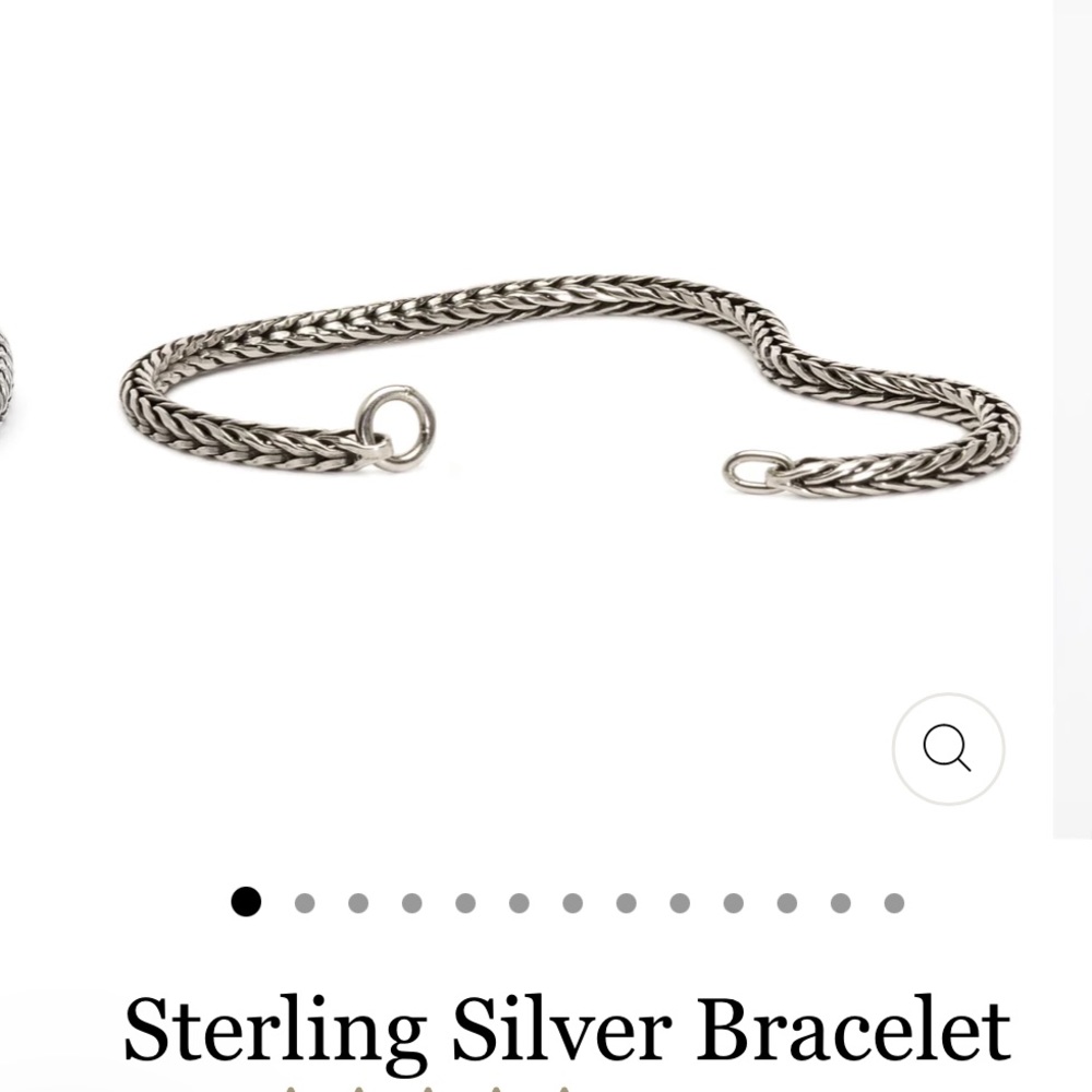 Trollbeads silver bracelet.